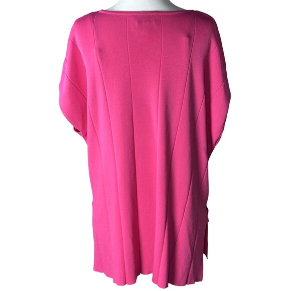 NWOT Joseph Ribkoff Womens Top M Pink Short Sleeve Sweater Set OG Price $215 - Picture 3 of 11